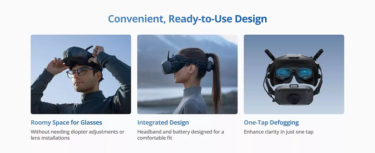 DJI Goggles N3 Vision convenient easy to use