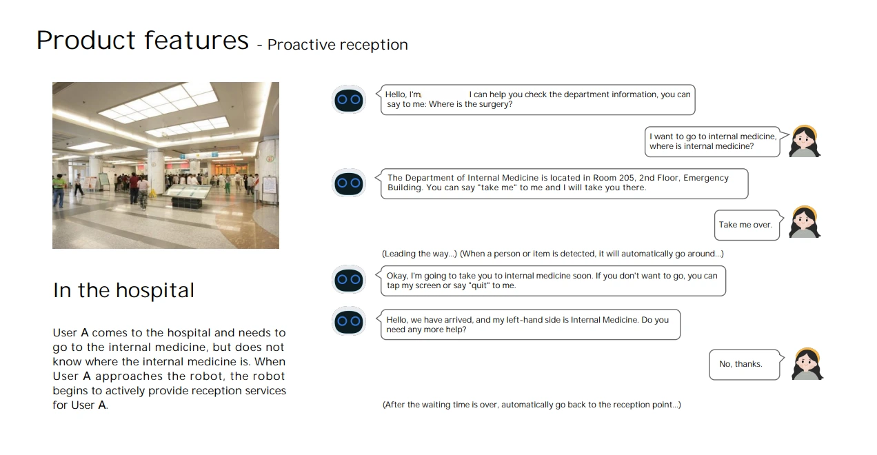  Basic parameter Mobile Reception Robot  by Everse